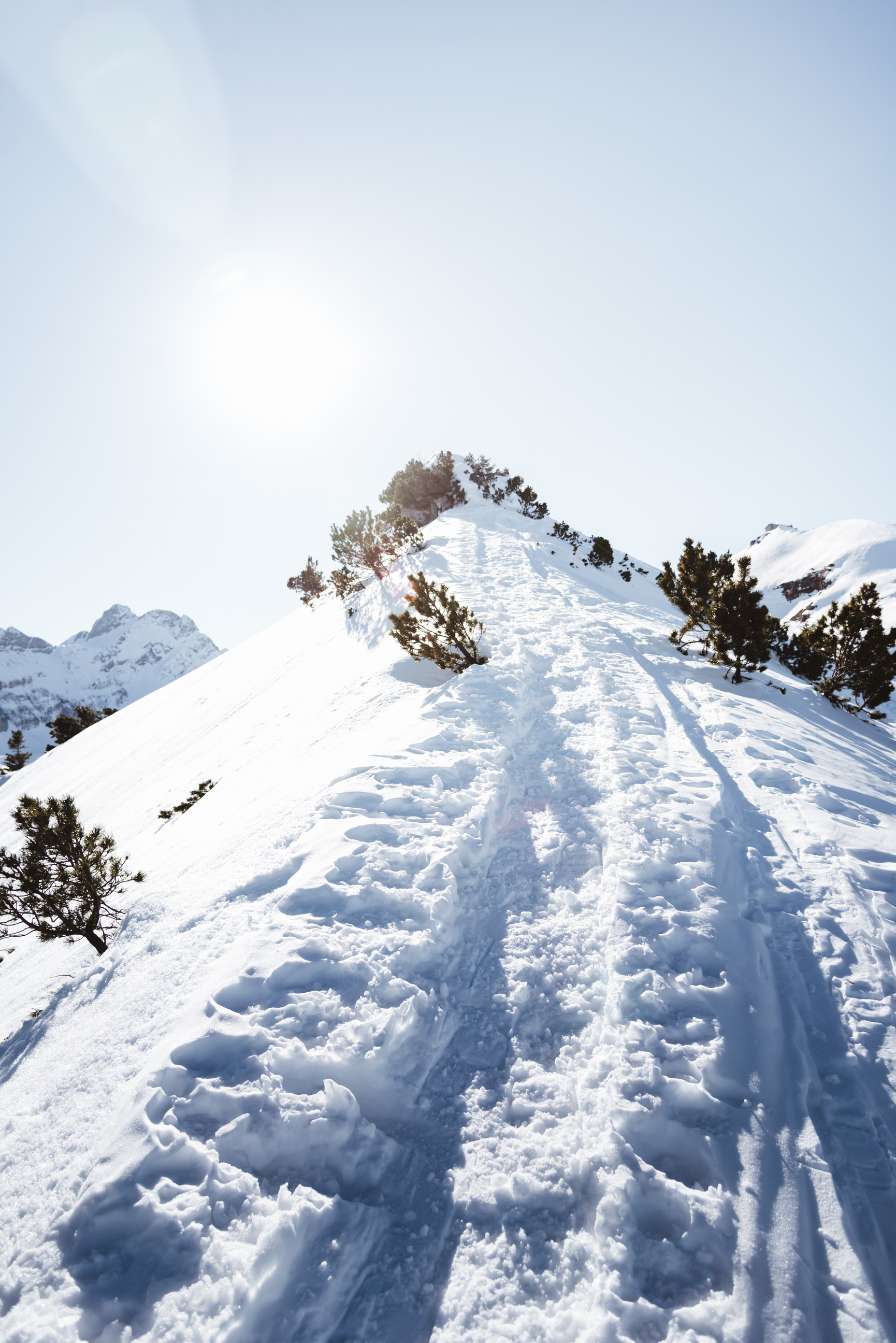 photo of winter hike